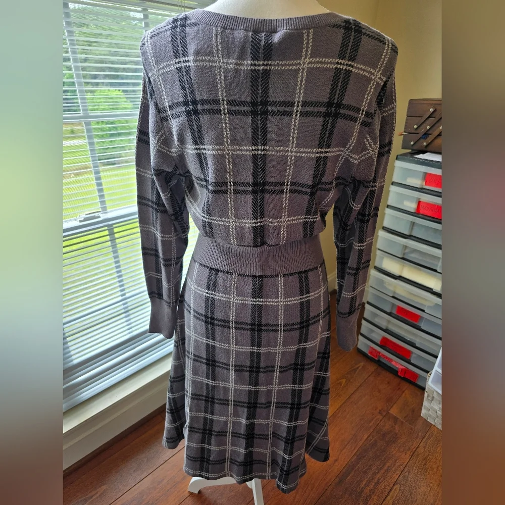 Torrid Long Sleeve Skater Sweater Dress - Picture 6 of 6